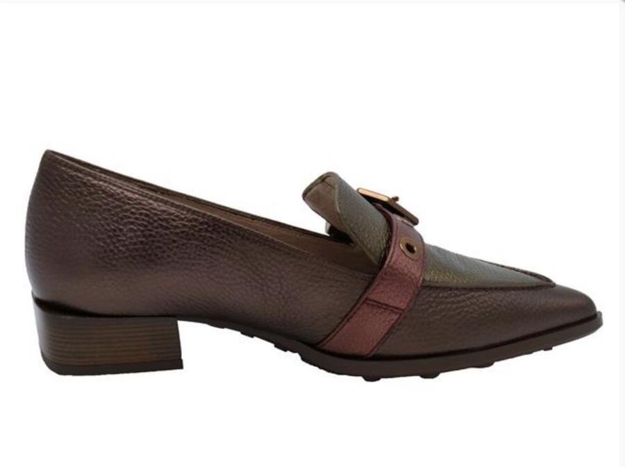 HISPANITAS Enkellaarsjes Dames Hi254270 Maat: 39 Materiaal: Leer Kleur: Bronskleurig - Foto 13