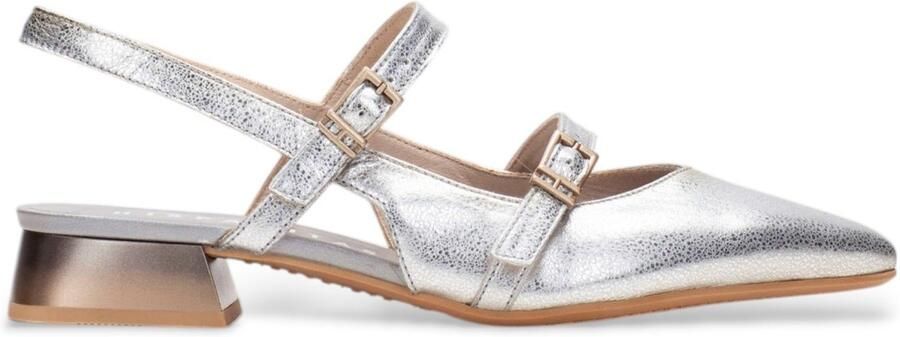 Hispanitas Zilveren Dali Leren Sandalen - Foto 2