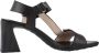 Hispanitas Stijlvolle High Heel Sandalen met Versieringen Black Dames - Thumbnail 1