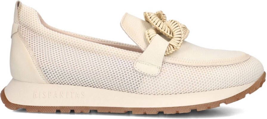 HISPANITAS Instappers Dames Hv254065 Maat: 38 Materiaal: Mesh Kleur: Wit