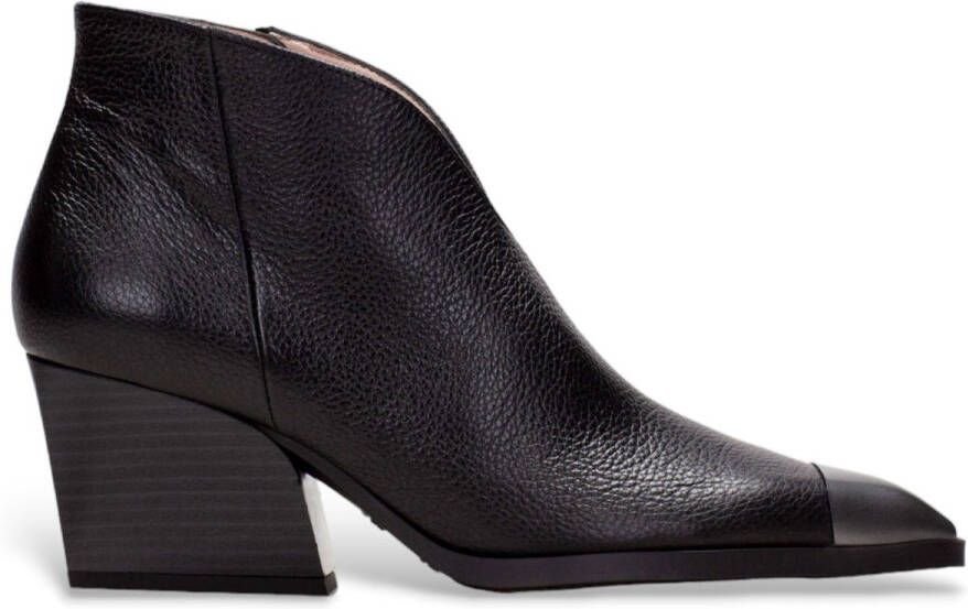 HISPANITAS Enkellaarsjes Dames Hi243596 Maat: 36 Materiaal: Leer Kleur: Zwart