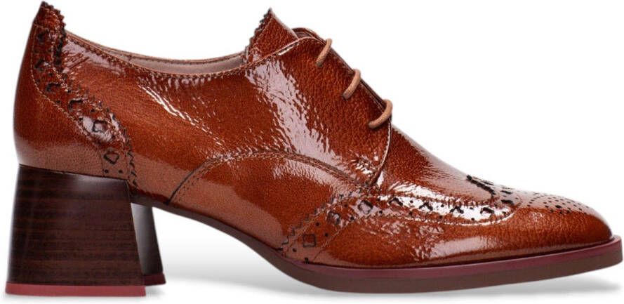 Hispanitas Leren Mocassins Bruine Teen