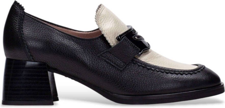 Hispanitas Leren mocassins Zwart Antifaz