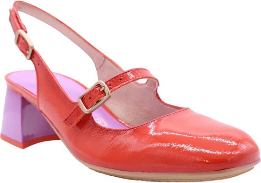 Hispanitas Mary Jane Slingback Schoenen Red Dames