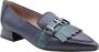 HISPANITAS Instappers Dames Hi243590 Maat: 36 Materiaal: Leer Kleur: Blauw - Thumbnail 1