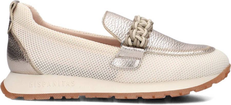 HISPANITAS Instappers Dames Hv253949 Maat: 40 Materiaal: Leer Kleur: Goud