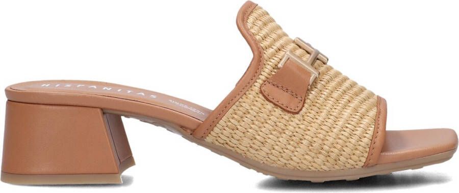 HISPANITAS Muiltjes Dames Rhv254071 Maat: 41 Materiaal: Raffia Kleur: Beige