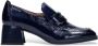 Hispanitas Nacht marine leren schoenen - Thumbnail 1