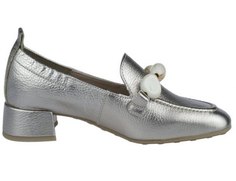 HISPANITAS Instappers Dames Hv253949 Maat: 38 Materiaal: Leer Kleur: Goud