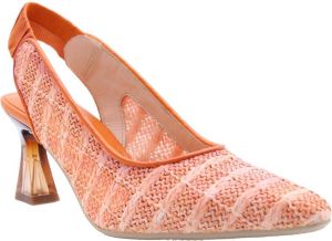 Hispanitas Peep Toe Peep Heel Oranje Dames