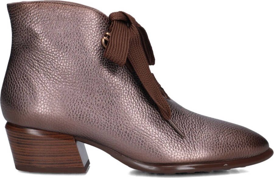 HISPANITAS Enkellaarsjes Dames Phi254255 Maat: 42 Materiaal: Leer Kleur: Bronskleurig
