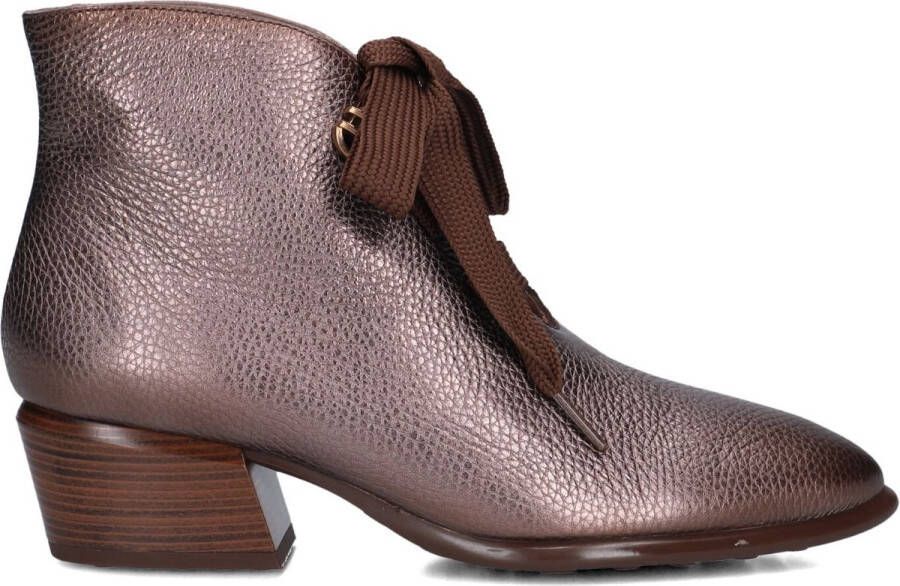 HISPANITAS Enkellaarsjes Dames Phi254255 Maat: 42 Materiaal: Leer Kleur: Bronskleurig