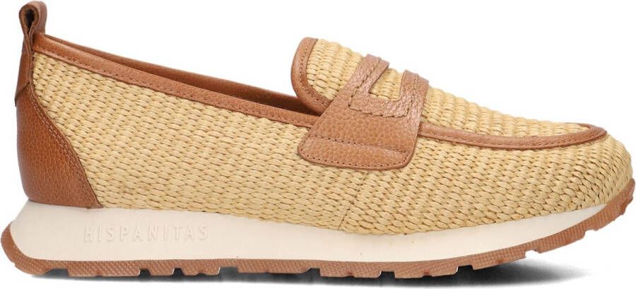 HISPANITAS Instappers Dames Rhv254043 Maat: 40 Materiaal: Raffia Kleur: Beige