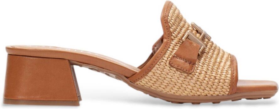 HISPANITAS Muiltjes Dames Rhv254071 Maat: 36 Materiaal: Raffia Kleur: Beige