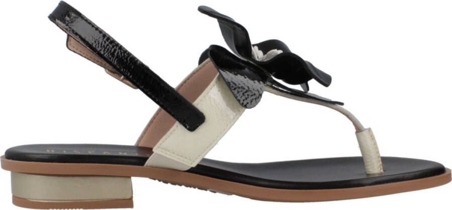 Hispanitas Stijlvolle Platte Sandalen White Dames