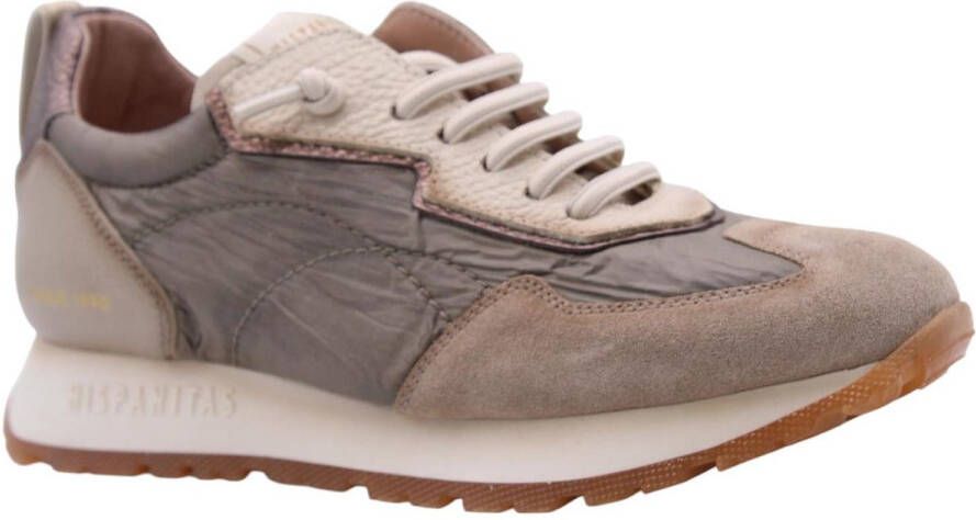 HISPANITAS Lage Sneakers Dames Hi254209 Maat: 42 Materiaal: Leer Kleur: Beige - Foto 3