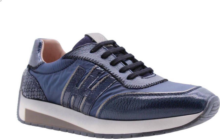 Hispanitas Boor Sneakers Modieus en Comfortabel Blauw Dames
