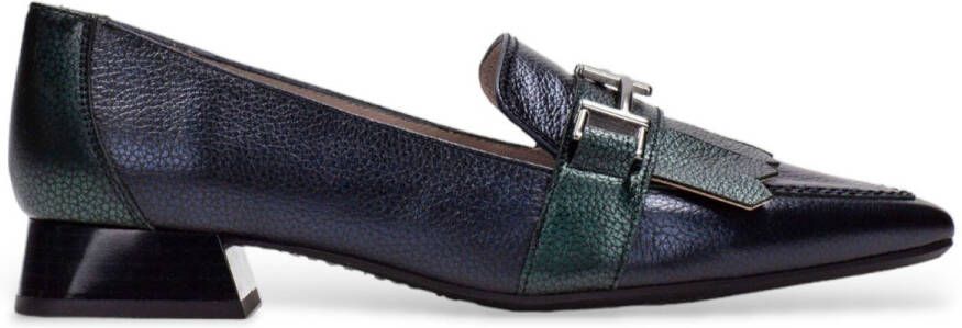 Hispanitas Triflow marine leren loafers