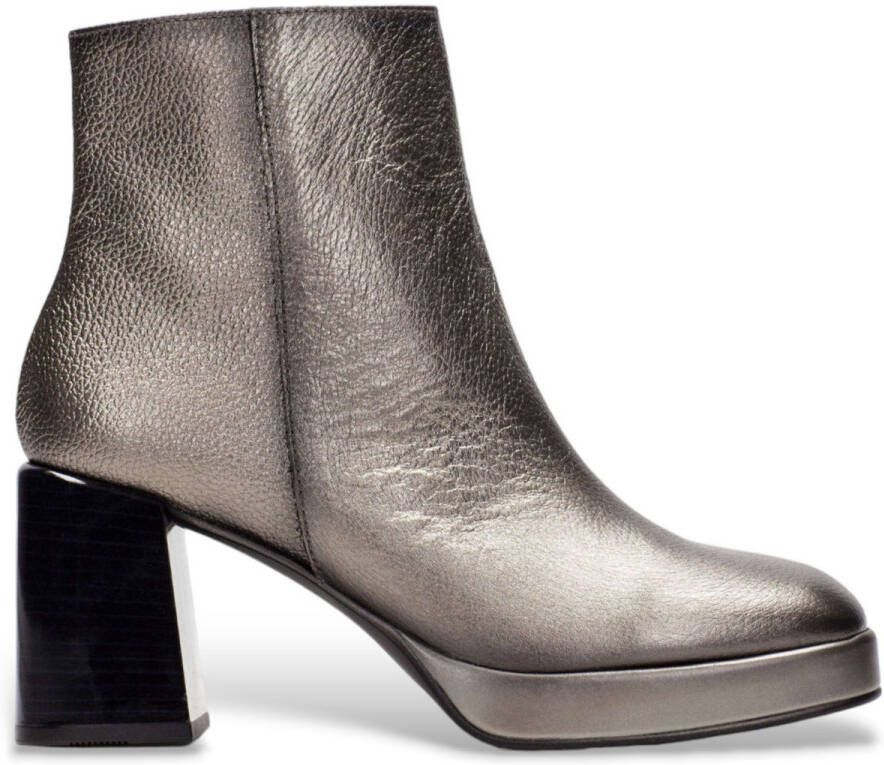 HISPANITAS Enkellaarsjes Dames Hi243674 Met Maat: 38 Materiaal: Leer Kleur: Brons
