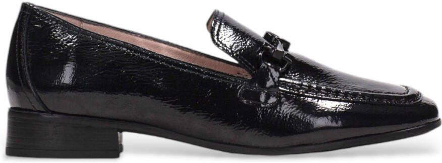 Hispanitas Zwart leren loafers met H-versiering