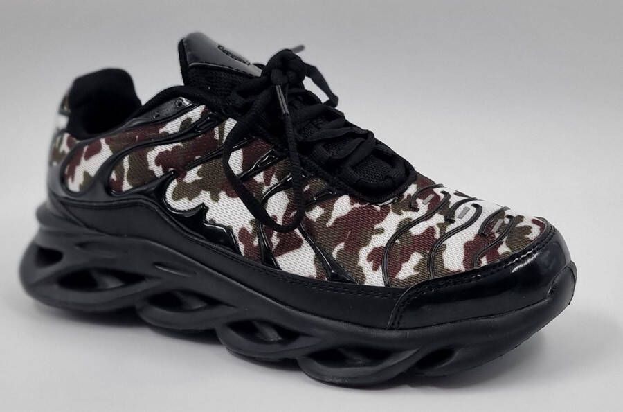 Hitman Schoenen Elong500 Heren Schoenen Heren Sneakers Camo Groen