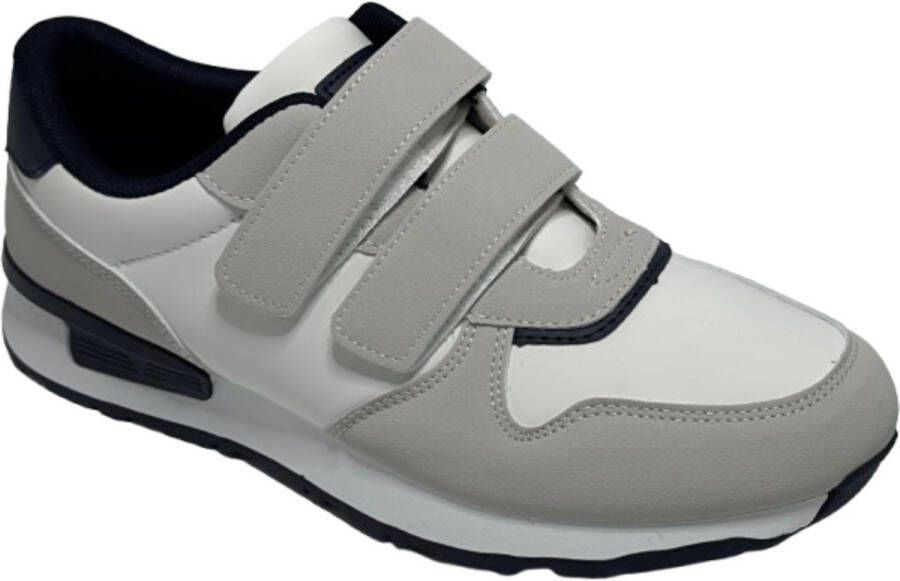 Hitman Schoenen Elong500 Heren Schoenen Heren Sneakers Lichtgewicht Heren Sneakers Klittenband Sluiting Donker Blauw