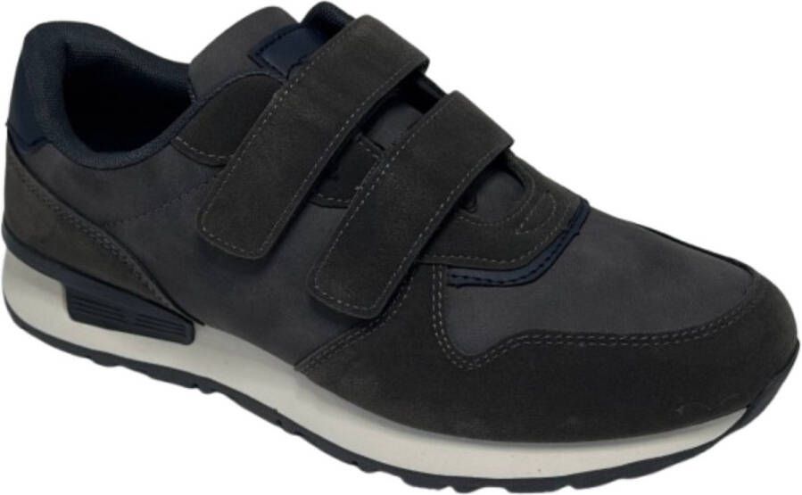 Hitman Schoenen Elong500 Heren Schoenen Heren Sneakers Lichtgewicht Sneakers Heren Klittenband Sluiting Antraciet