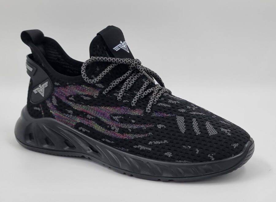 Hitman Schoenen Elong500 Heren Schoenen Heren Sneakers Instappers Heren Lichtgewicht Heren Sneakers Zwart