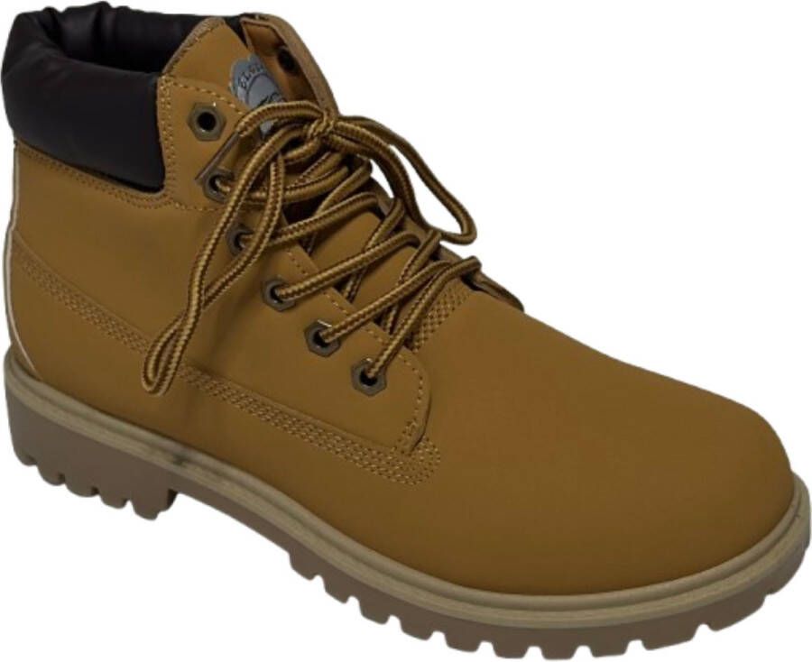 Hitman Schoenen Elong500 Heren Schoenen Wandelschoenen Camel Gevoerde Binnenzijde