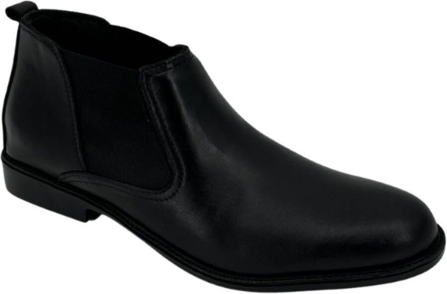 Hitman Schoenen Excellent Heren Schoenen Chelsea Boots Heren Echt Leer Heren Laarzen Zwart - Foto 2