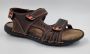 Hitman Schoenen FLICK Heren Sandalen Wandelsandalen Echt Leer Nog 4 andere kleuren Bruin - Thumbnail 1