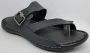 Hitman Schoenen FLICK Heren Slippers Heren Teenslippers Echt Leer Grijs - Thumbnail 1