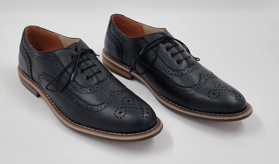 Hitman Schoenen Decarsdz Heren Schoenen Nette Schoenen Veterschoenen Lichtgewicht Sneakers Heren Blauw - Foto 4