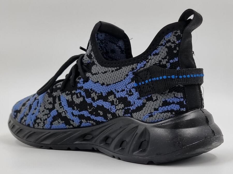 Hitman Schoenen Elong500 Heren Schoenen Heren Sneakers Instappers Heren Lichtgewicht Sneakers Heren Blauw - Foto 5