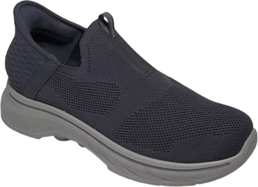 Hitman Schoenen Elong500 Heren Schoenen Heren Sneakers Lichtgewicht Sneakers Heren Klittenband Sluiting Donker Blauw - Foto 3