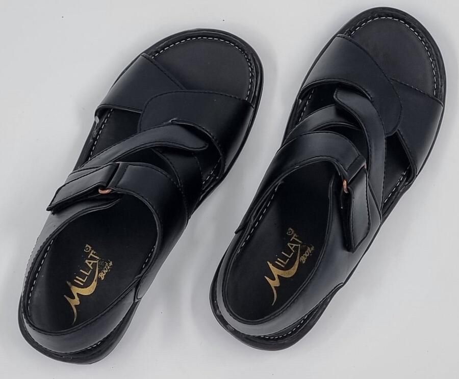 Hitman Schoenen Elong500 Sandalen Heren Lichtgewicht Zacht Voetbed Klittenband Sluiting Licht Bruin - Foto 2