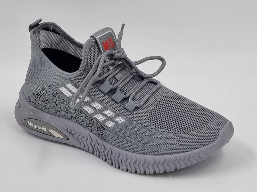 Hitman Schoenen Elong500 Heren Schoenen Heren Sneakers Lichtgewicht Sneakers Heren Klittenband Sluiting Antraciet