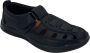 Hitman Schoenen New Generation Sandalen Heren Instappers Heren Lichtgewicht Heren Sandalen Klittenband Sluiting Zwart - Thumbnail 6