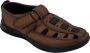 Hitman Schoenen New Generation Sandalen Heren Instappers Heren Lichtgewicht Heren Sandalen Klittenband Sluiting Mustard - Thumbnail 2