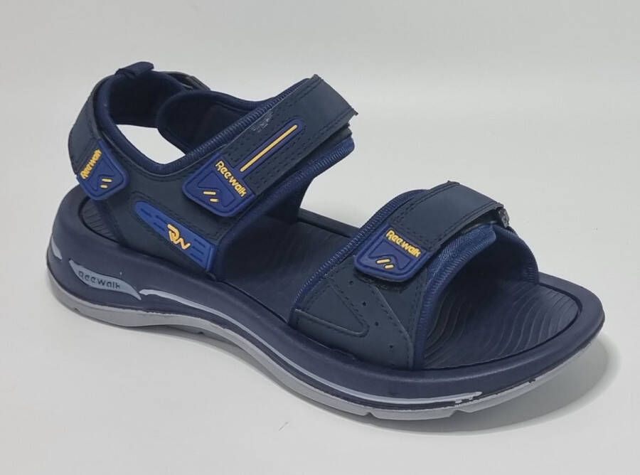 Hitman Schoenen Reewalk Sandalen Heren Mannen Sandalen Licht Gewicht Memory Foam Voetbed Blauw