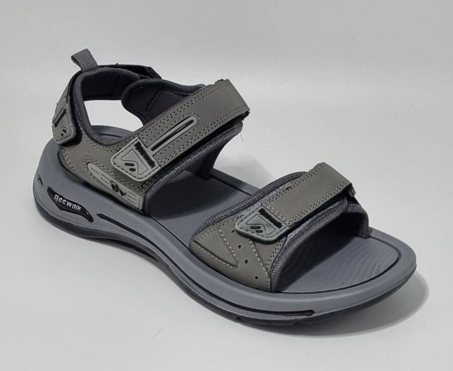 Hitman Schoenen Reewalk Sandalen Heren Mannen Sandalen Licht Gewicht Memory Foam Voetbed Grijs