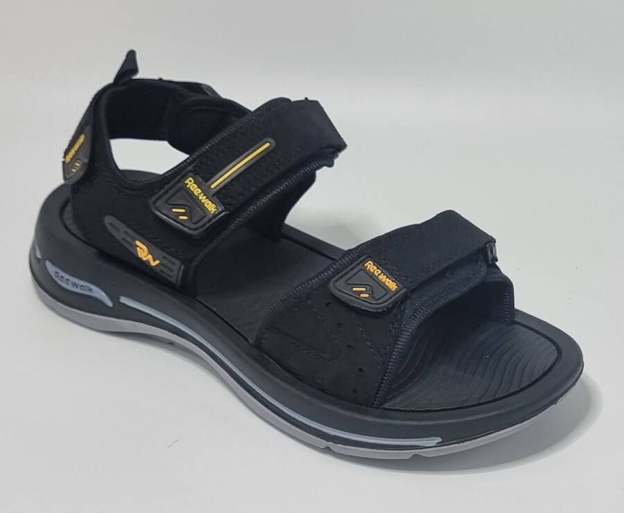 Hitman Schoenen Reewalk Sandalen Heren Mannen Sandalen Licht Gewicht Memory Foam Voetbed Zwart
