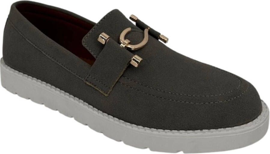 Hitman Schoenen Royal Walk Loafers Heren Schoenen Heren Instappers Lichtgewicht Licht Grijs