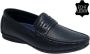 Hitman Schoenen Sagar Shoes Heren Schoenen Heren Loafers Heren Instappers Echt Leer Zwart - Thumbnail 1