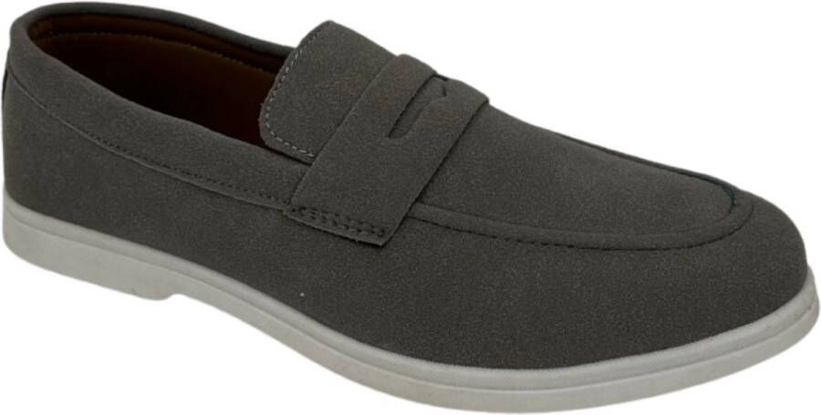 Hitman Schoenen SHK Loafers Heren Schoenen Heren Instappers Lichtgewicht Licht Grijs