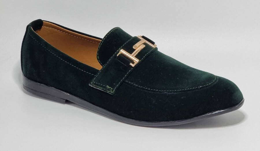 Hitman Schoenen SHK Loafers Heren Schoenen Heren Instappers Lichtgewicht Olijf Groen