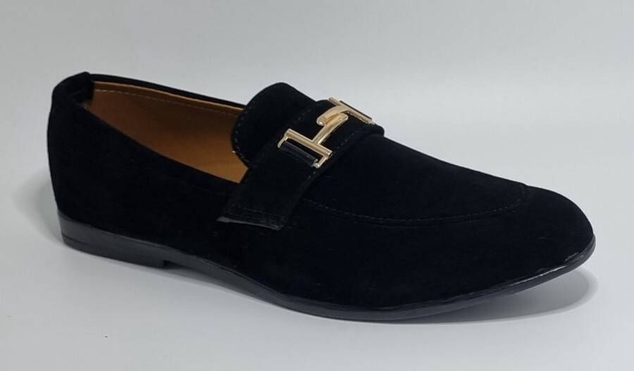 Hitman Schoenen SHK Loafers Heren Schoenen Heren Instappers Lichtgewicht Zwart