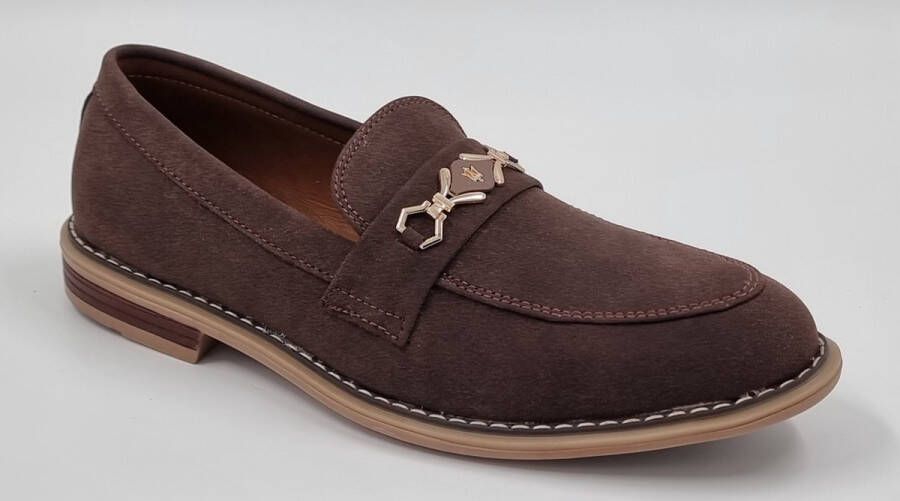 Hitman Schoenen Sagar Shoes Heren Schoenen Heren Loafers Echt Leer Bruin