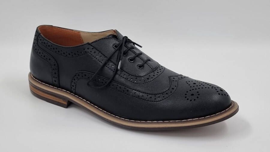 Hitman Schoenen Decarsdz Heren Schoenen Nette Schoenen Veterschoenen Lichtgewicht Sneakers Heren Blauw - Foto 5