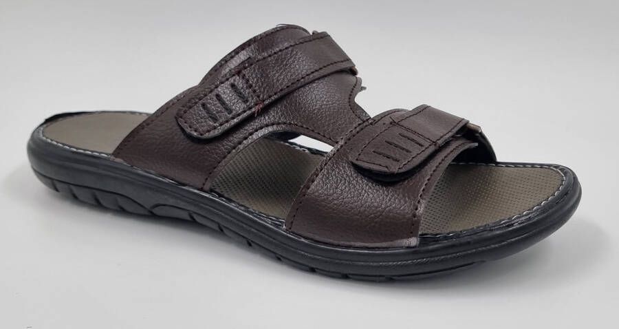 Hitman Schoenen Walking Heren Slippers voor Heren Licht Gewicht Heren Slippers met een Zacht Voetbed Bruin